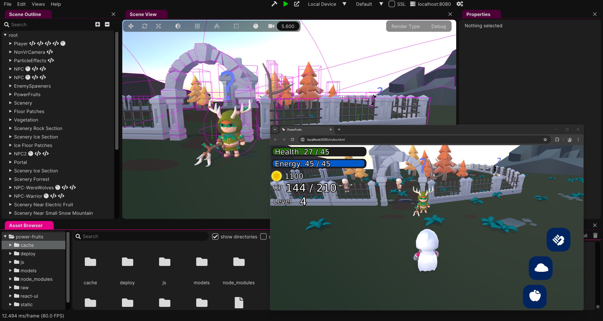 Sceenshot: New Wonderland Editor UI